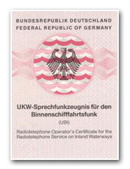 UBI Sprechfunkzeugnis Binnen